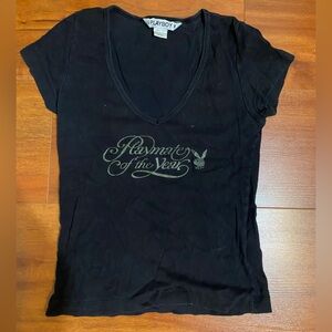 Vintage Playboy Black Graphic T-Shirt